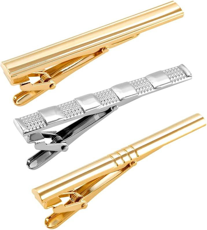 Juego de Pisacorbatas de 8 Piezas de Lujo 5.9 cm en Caja de Regalo Puentes Denver