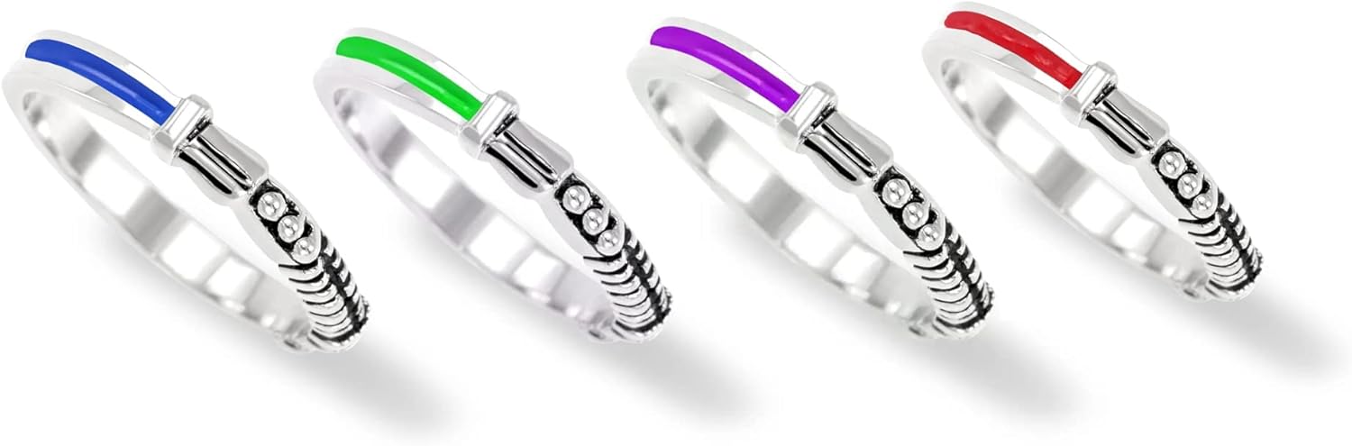 Anillo de Plata .925 de Sable Laser en colores Jedi de las guerra de las Galaxias Marca Puentes Denver