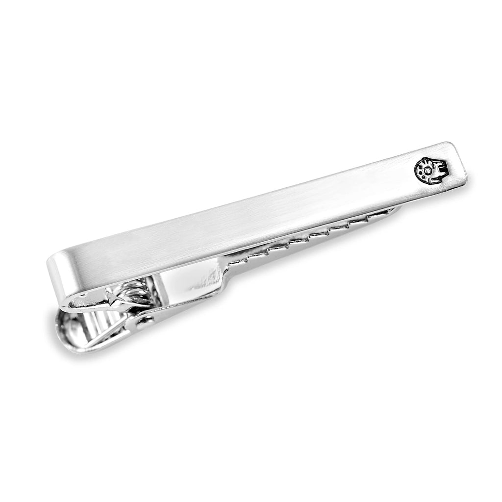 Pisacorbatas 3.8 cm Slim fit Halcón Milenario Grabado en Caja de Regalo