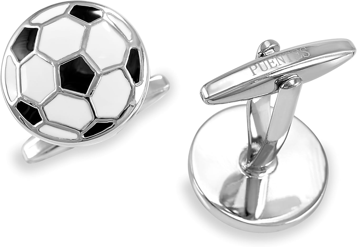 Puentes Denver Mancuernillas Balón de Futbol Soccer en Caja de Regalo Caja C/Imitación de Césped