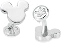 Mancuernillas de Vestir Mickey Plateadas en Caja de Regalo Puentes Denver