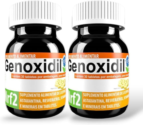 2-pack Genoxidil Multi Nutrientes y Antioxidantes Naturales Vitaminas y Minerales 2 frascos