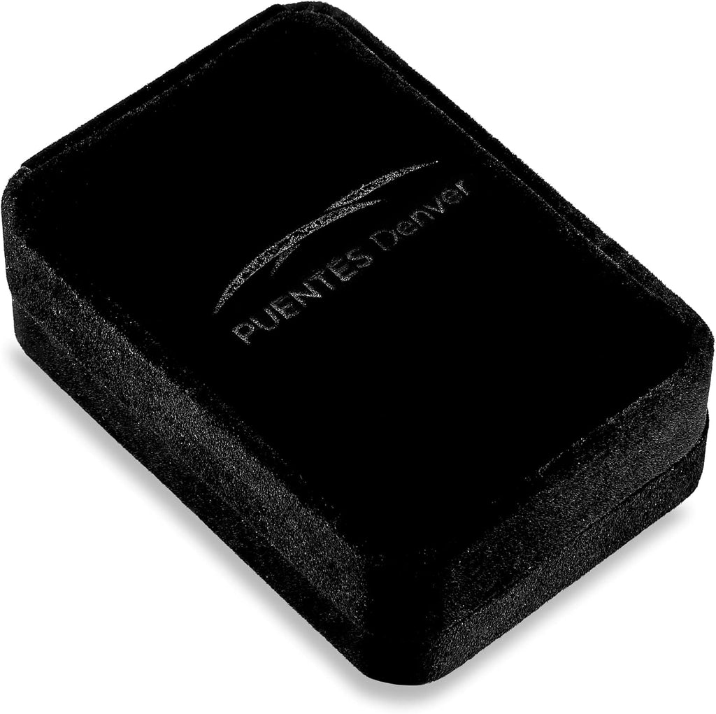 Juego de Pisacorbatas de 8 Piezas de Lujo 5.9 cm en Caja de Regalo Puentes Denver