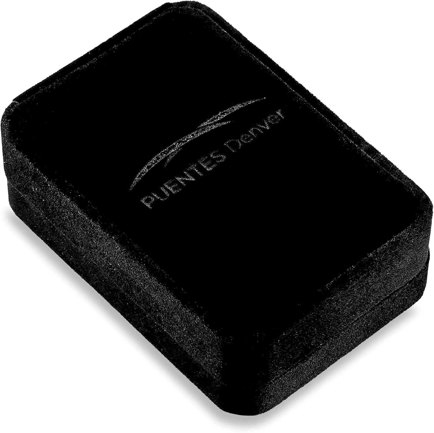 Set 3 Pisacorbatas 5.7cm Estilo Satinado Cepillado tri-color en Caja de Regalo