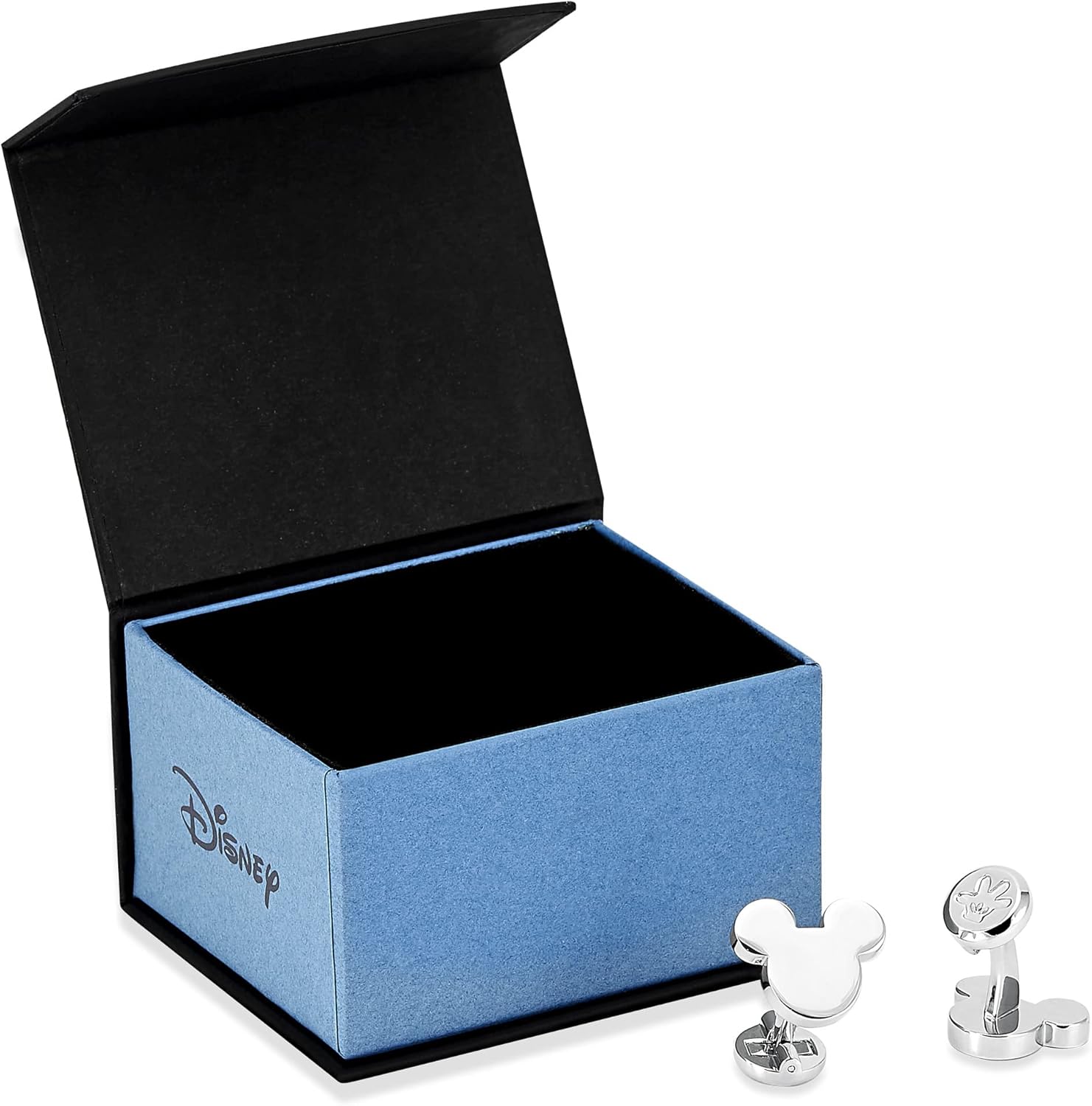 Mancuernillas de Vestir Mickey Plateadas en Caja de Regalo Puentes Denver