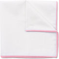 Puentes Denver Cuadrado de bolsillo 100% algodón blanco 10 x 10 pulgadas, F rosado, Talla única