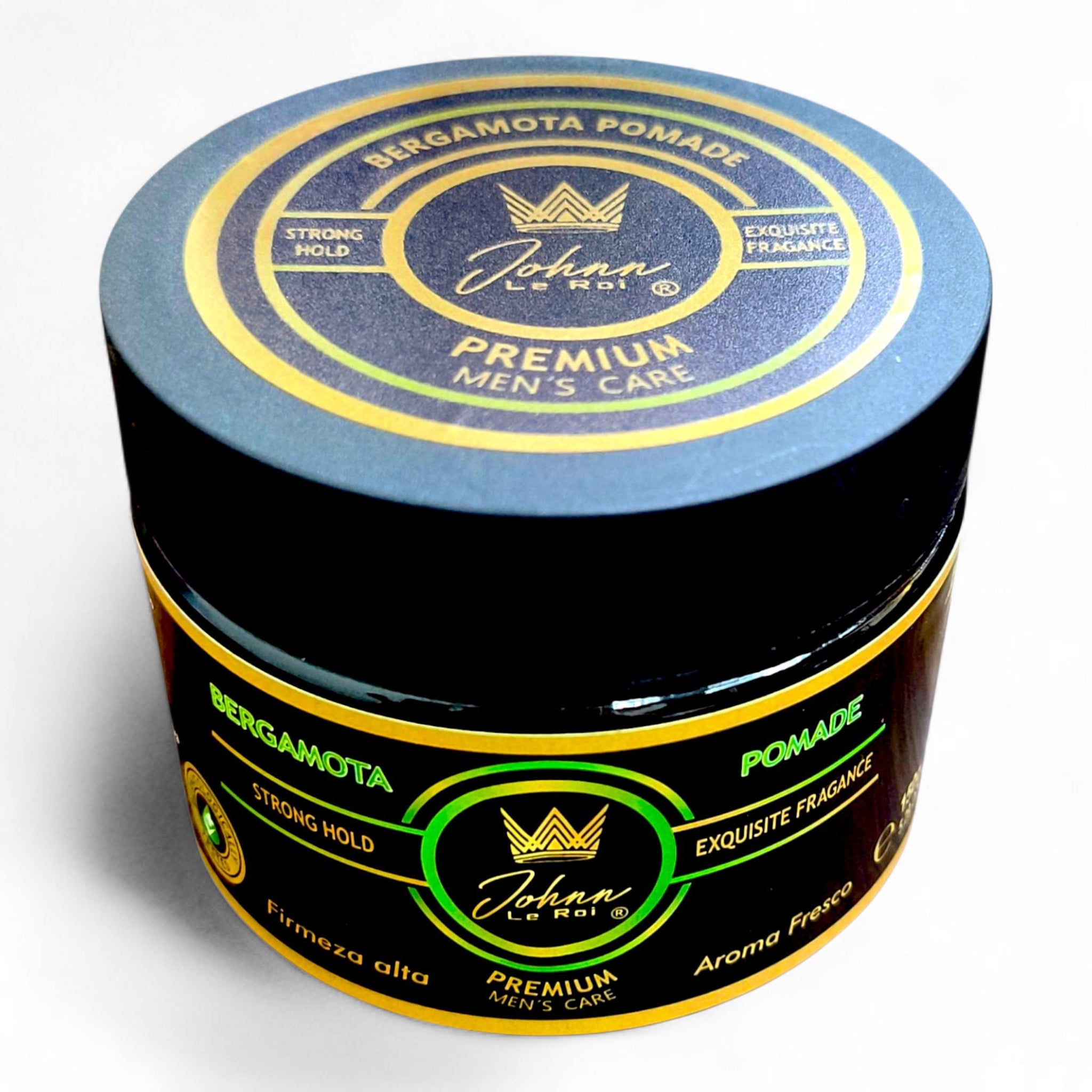 Pomada Fijadora Para cabello Premium con aceite de Bergamota Alta fijación 150gr By Johnn le Roi
